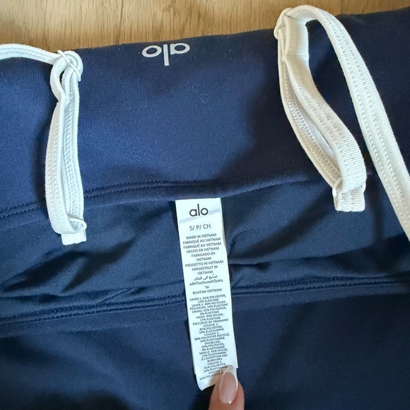 Alo Airbrush Streamlined Dress - Navy/White - Picture 3 of 4